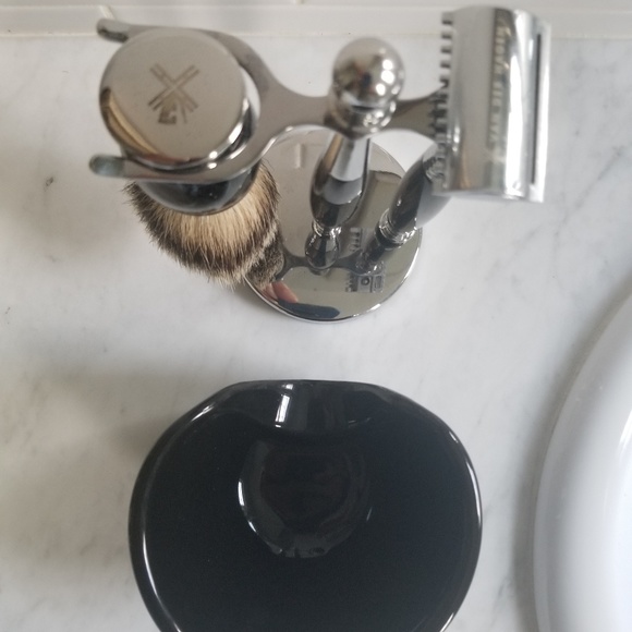 Van Der Hagen 5 piece Black Marble shave set - Picture 2 of 8